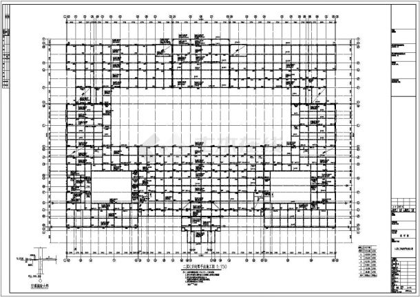 【江西】地上六层现浇框架结构教学楼结构设计施工图-图二