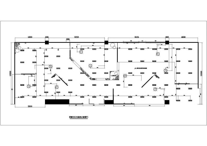 某地框架结构家具店室内装修设计方案图_图1