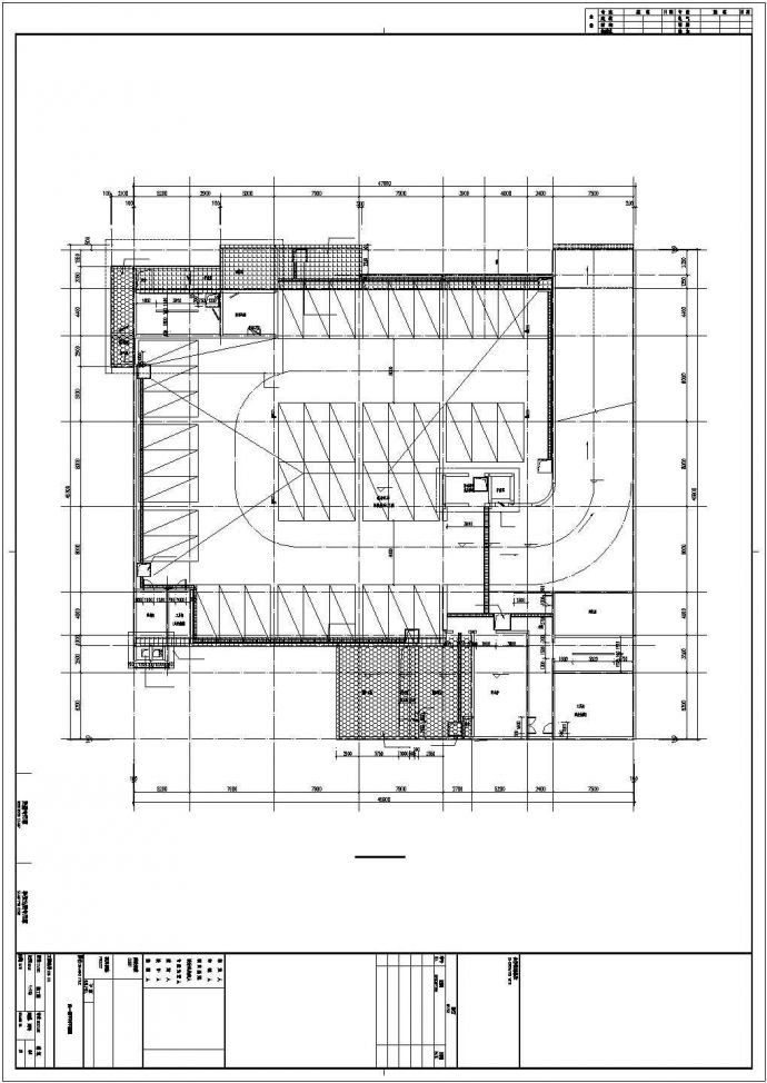 【安徽】4层现代风格中学体育楼规划设计施工图_图1