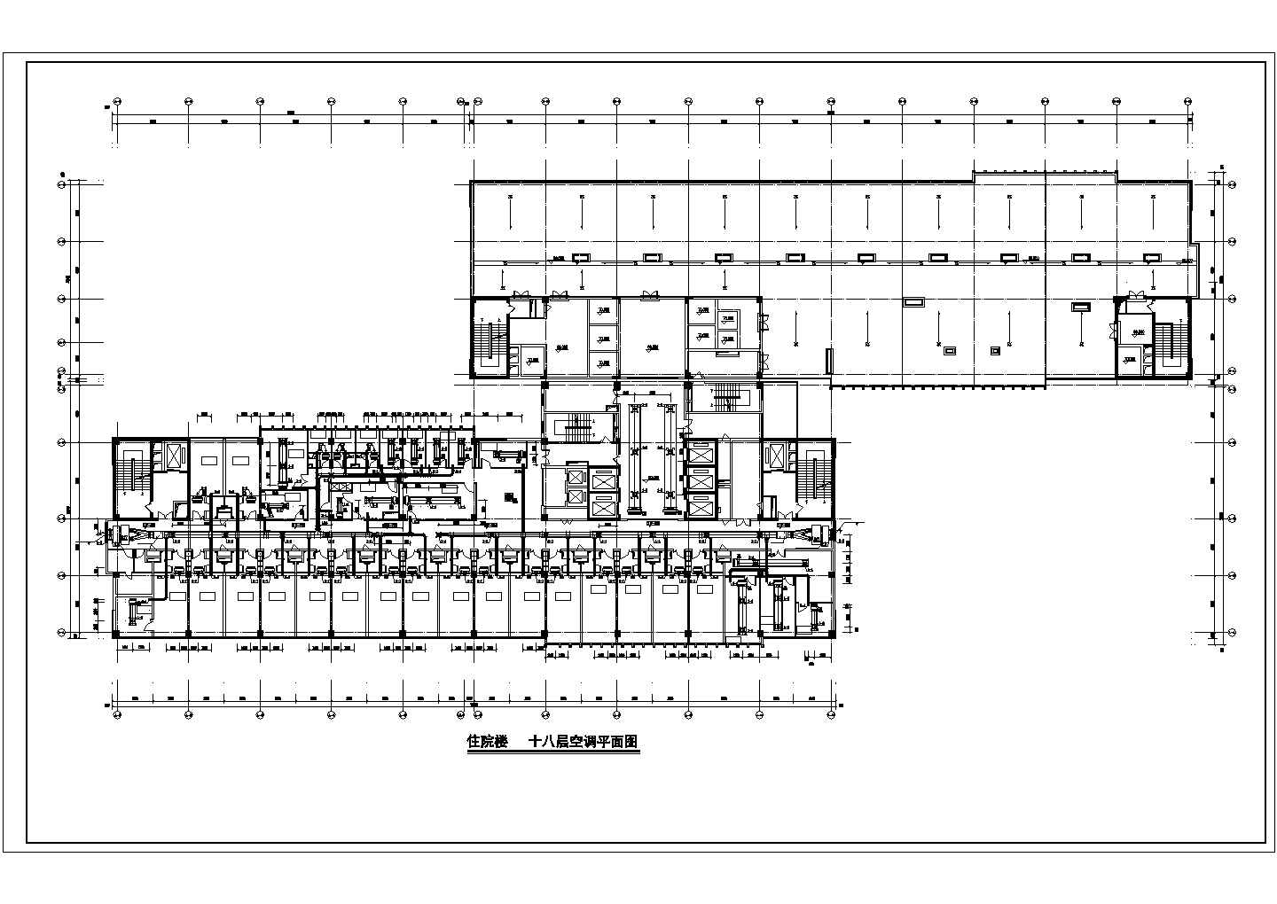 【重庆】某5层办公楼舒适性空调系统设计施工图（含负荷计算）