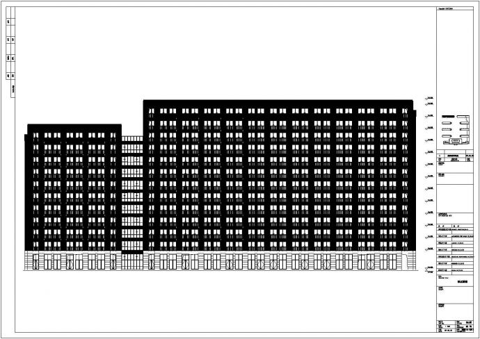 【浙江】13层现代风格住宅建筑施工图（含效果图）_图1