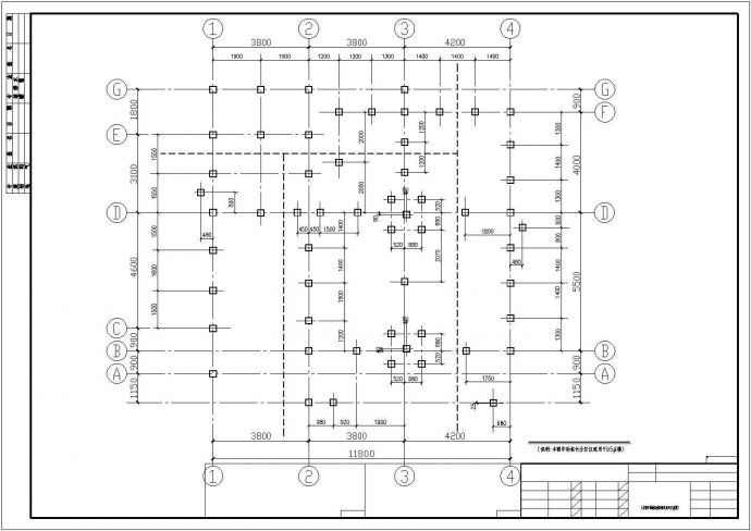 三层砖混结构别墅结构施工图（带阁楼）_图1