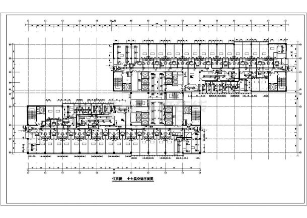 某21层高层医院住院楼空调系统设计施工图纸-图二