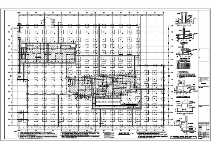框架结构地下车库建筑结构施工图_图1