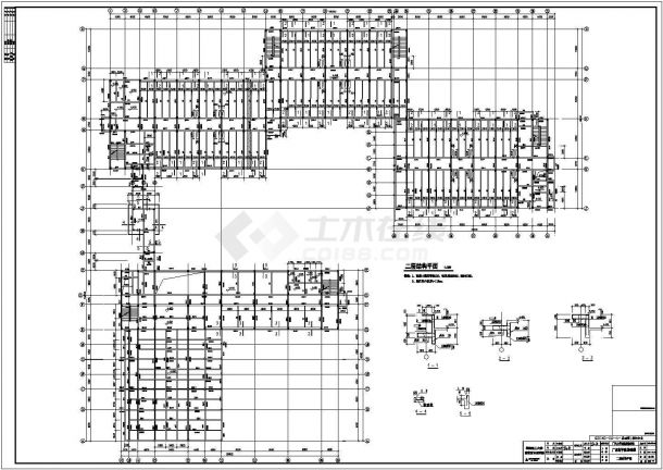 【广州】七层框架结构住宅楼结构施工图-图二