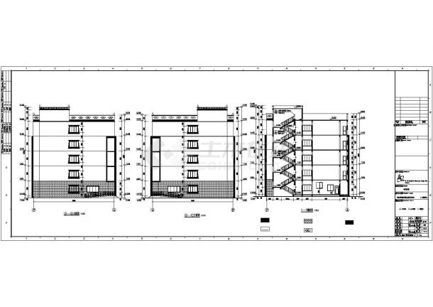 【四川】五层框架结构寄宿制学校宿舍楼结构施工图（含建筑图）-图二