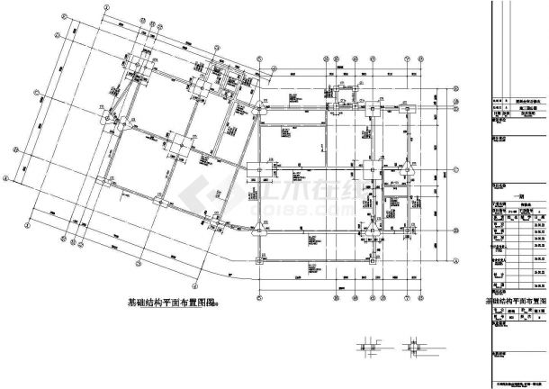 【常州】三层钢框架结构售楼处结构施工图（含建筑图、计算书）-图二