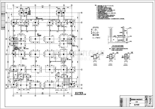 【南通】五层框架结构工业园标准厂房结构设计施工图-图二