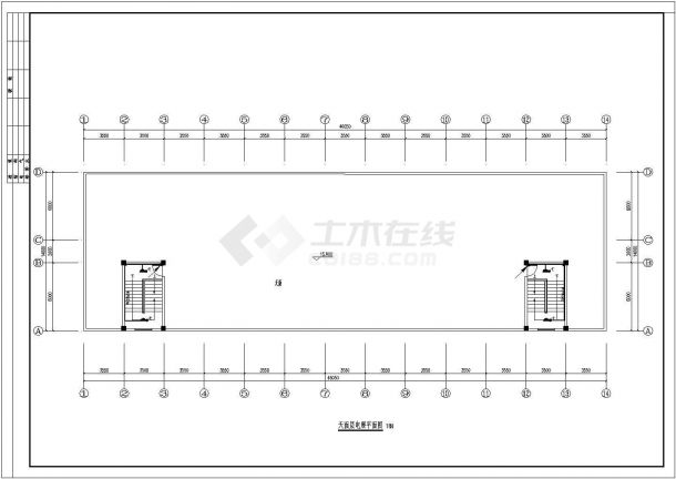 某地区的宿舍强弱电设计图施工图纸-图一