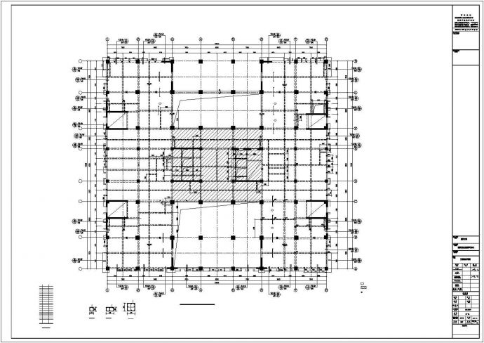 某41526.5㎡十六层框架剪力墙结构医科大学医学生综合技能学习中心结构施工图_图1