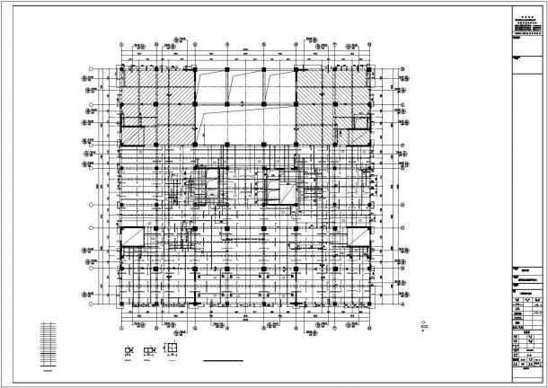 某41526.5㎡十六层框架剪力墙结构医科大学医学生综合技能学习中心结构施工图-图二