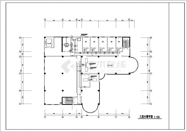 [河北]宾馆酒店建筑空调系统设计施工图-图一