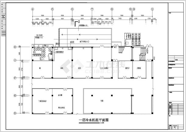 长乐市区某国美地下商场空调设计图纸-图二