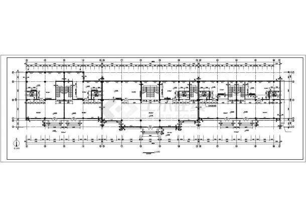 某地大型仿古建筑的建筑施工设计图-图一