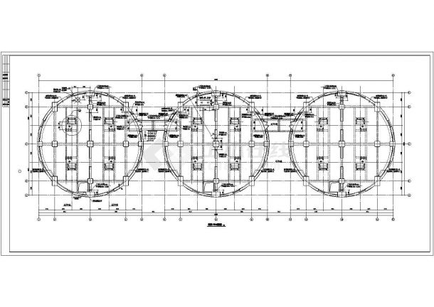 钢筋混凝土结构18米筒仓结构施工图，共18张-图二