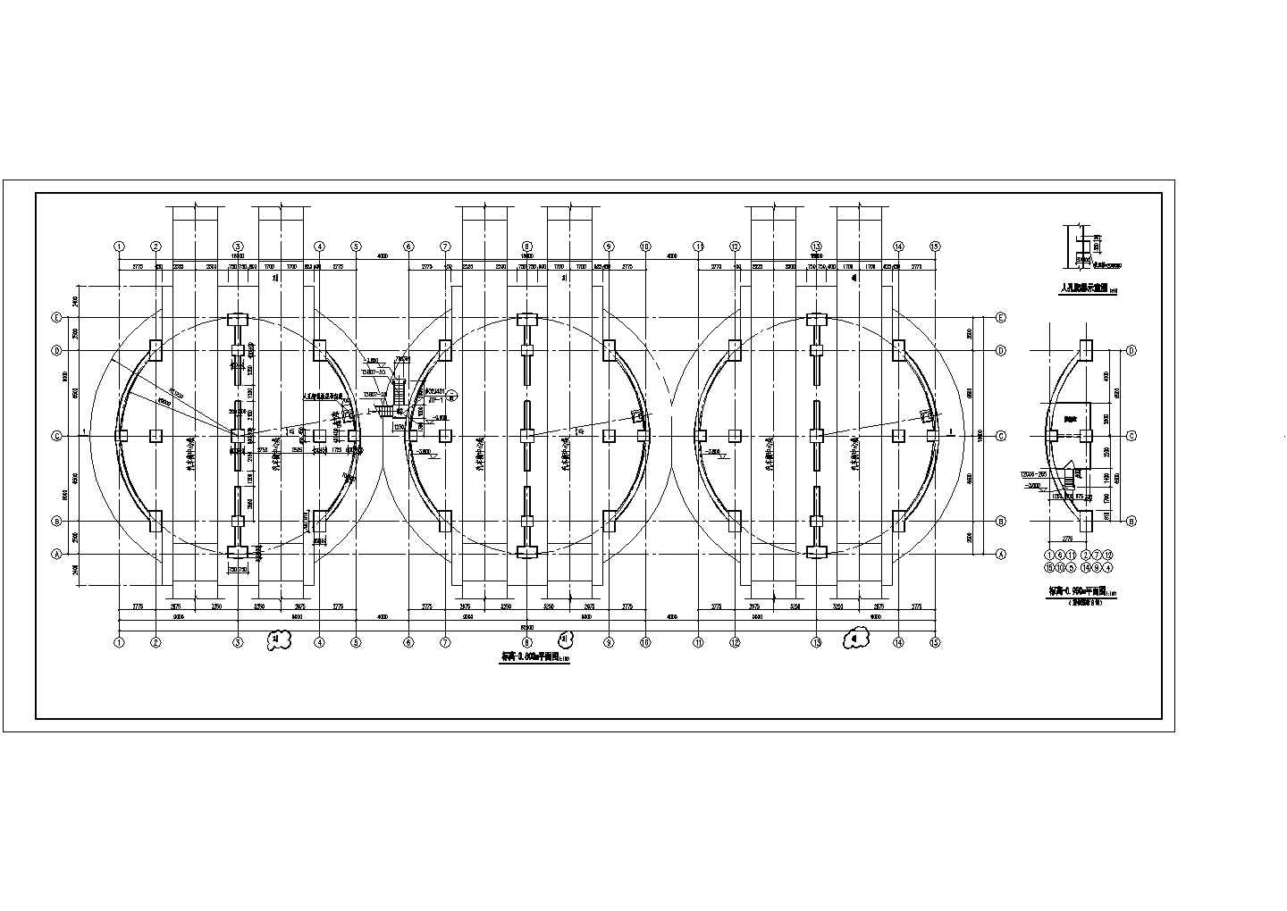 钢筋混凝土结构18米筒仓结构施工图，共18张