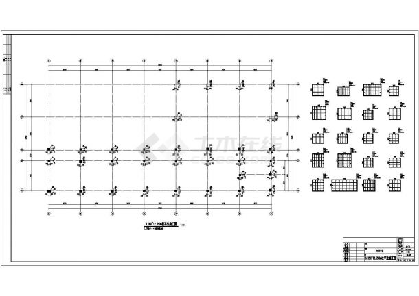 【北京】地上五层框架结构行政楼结构设计施工图-图一