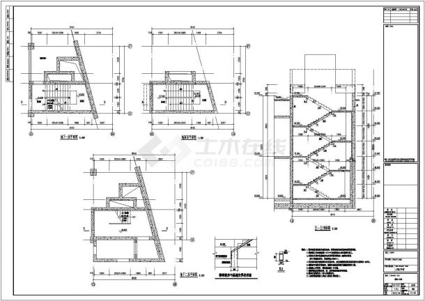 【山东】地下二层框架结构车库结构设计施工图-图二