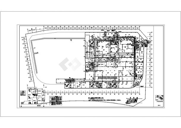 [云南]33800㎡三层国际度假区商业中心给排水施工设计图-图二