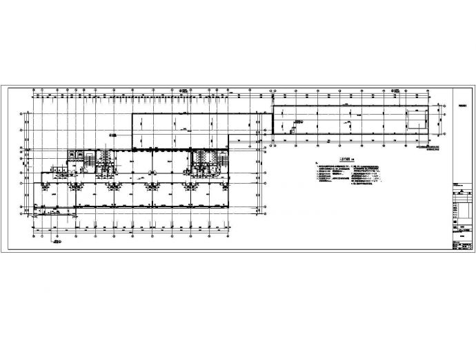 安徽十二层框架剪力墙结构综合楼结构施工图（含详细建筑图）_图1