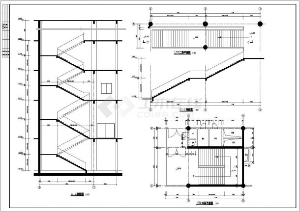 某建筑工程多种风格户型的平面图纸-图二