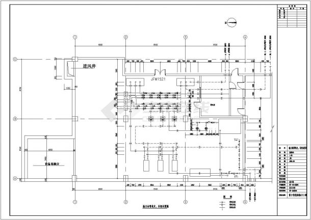 富力信然庭热力工程热力站的施工图纸设计-图二