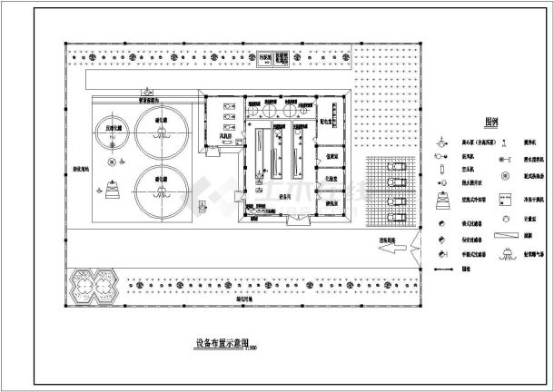 山东某垃圾渗滤液处理MBR工艺全套图-图二