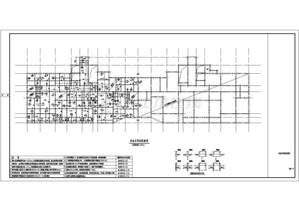 某十八层剪力墙住宅结构设计施工图（筏形基础）-图二