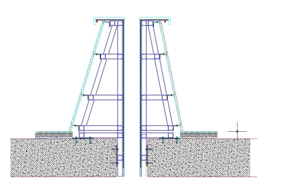 商场弧形GRG造型扶手栏杆节点
