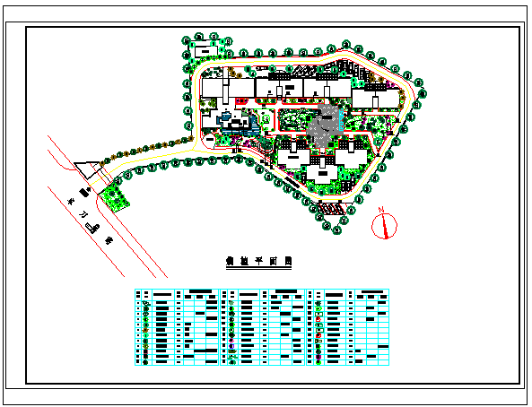 居住区中心绿地景观工程施工图