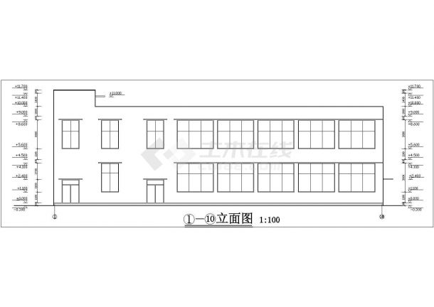 某矿泉水车间施工图（含设计说明，共10张图）-图二