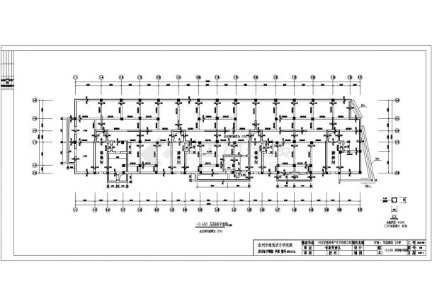 11层框剪结构沧州市东盛嘉园全套结构施工图-图一