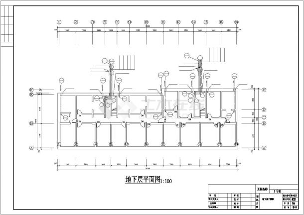 某县7902㎡供销社住宅商业楼水暖图-图一