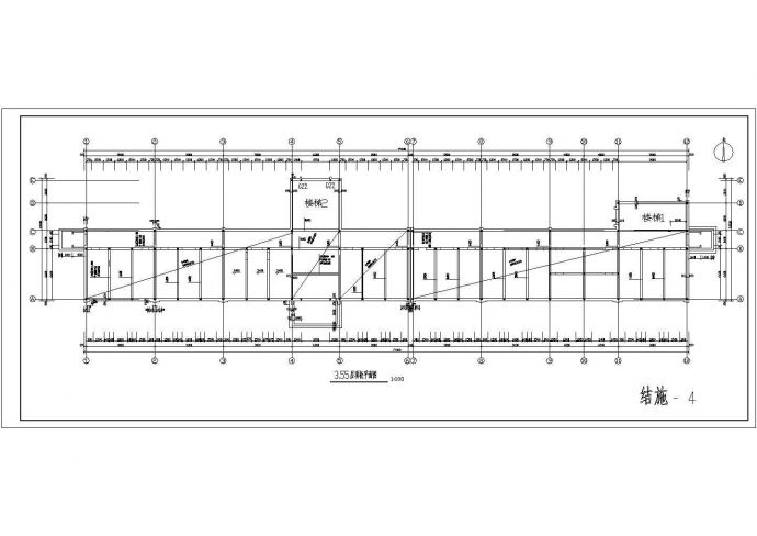 某小学砖混结构教学楼结构设计施工图_图1