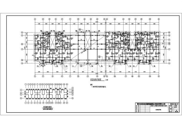 某地5层砌体结构住宅部分结构施工图-图二