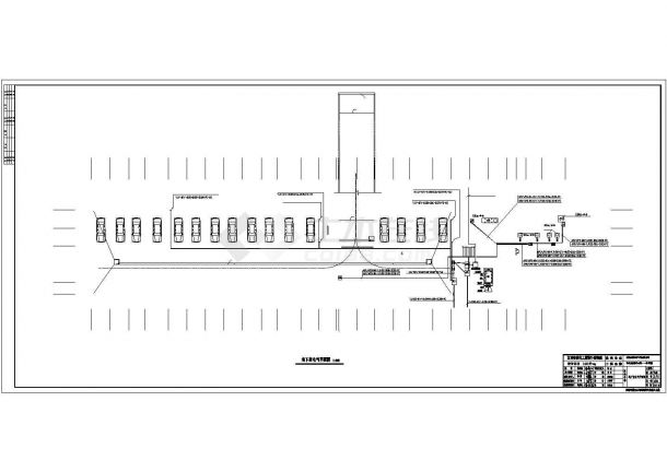 南昌某沿街商住楼电气设计施工图（27层带地下车库和柴油发电机房，含强电设计与弱电设计）-图一