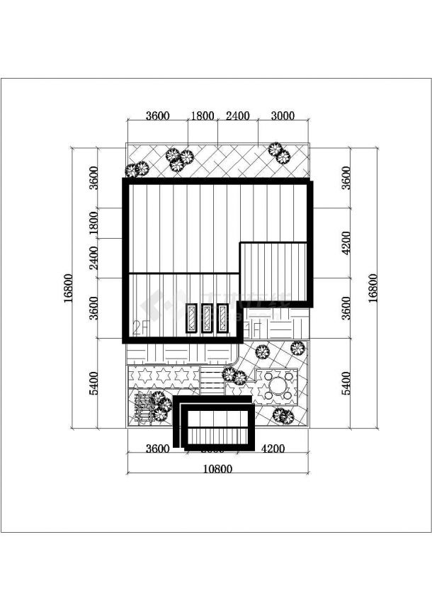 某多层别墅居住区修建性详细规划图纸-图二