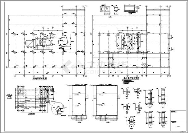 【郴洲】某框排架厂房结构设计施工图-图二