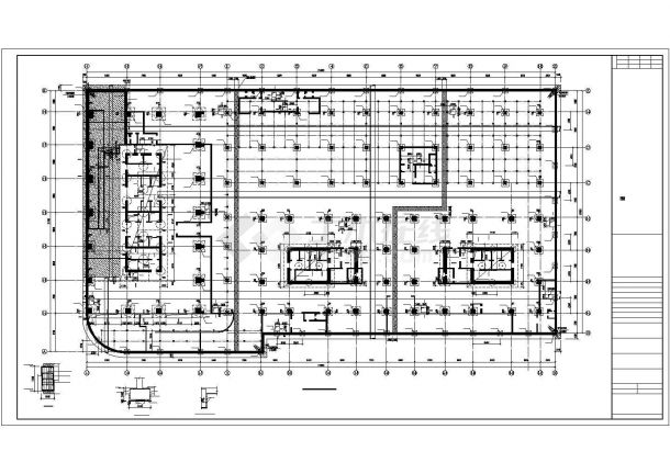 [广东]41层筒体框架与31层框支剪力墙结构行政办公楼结构施工图（161米）-图一