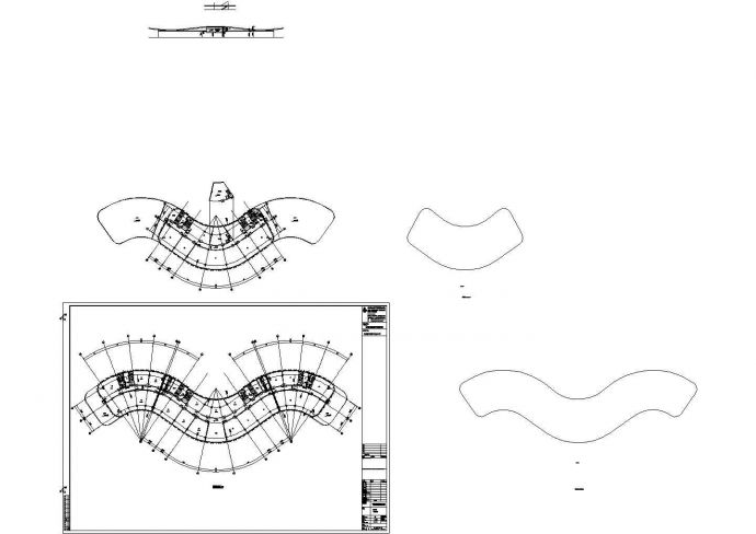 [甘肃]地上九层“弓箭”形状复杂结构信息办公大楼结构初步设计图_图1