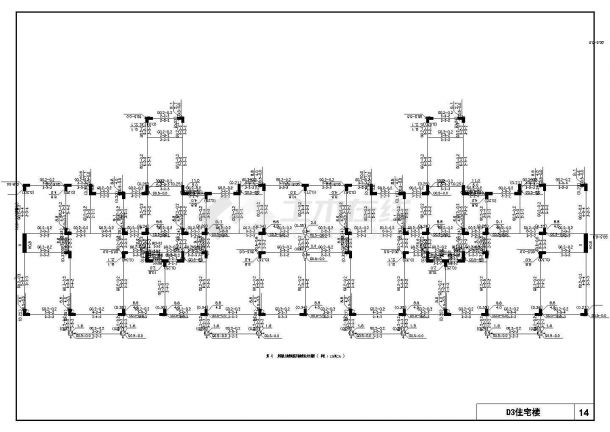 [山东]九层异形柱框架结构安置楼房结构施工图（含计算书）-图二