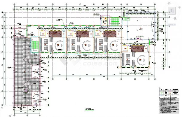 幼儿园建筑CAD图-图二