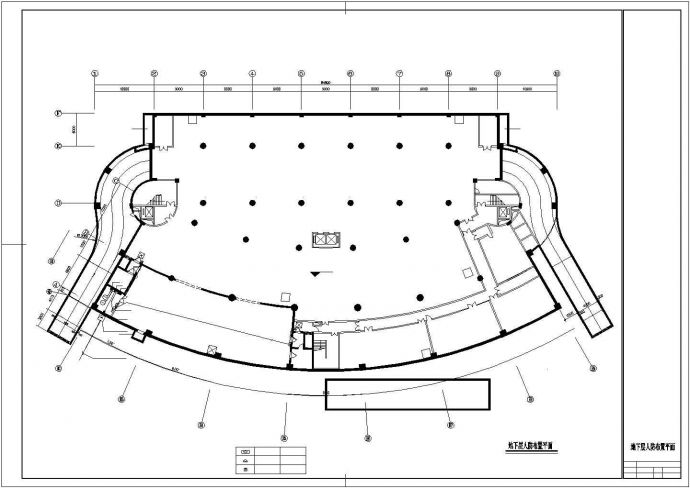 某地体育馆电气施工图（地上4层，地下1层，地上建筑面积为16401平方米）_图1