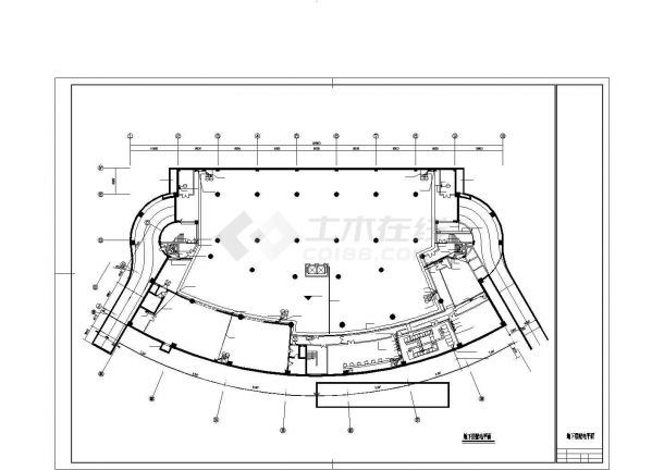 某地体育馆电气施工图（地上4层，地下1层，地上建筑面积为16401平方米）-图二