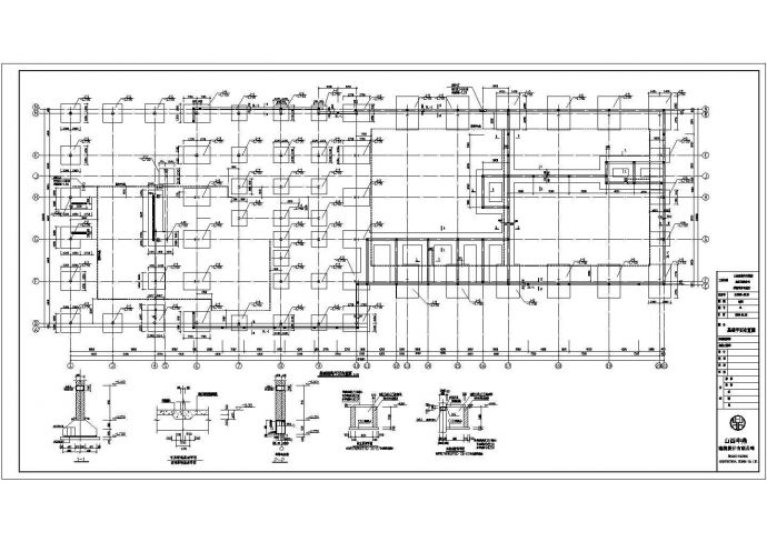 某地轻型门式钢架厂房结构施工图（局部夹层）_图1