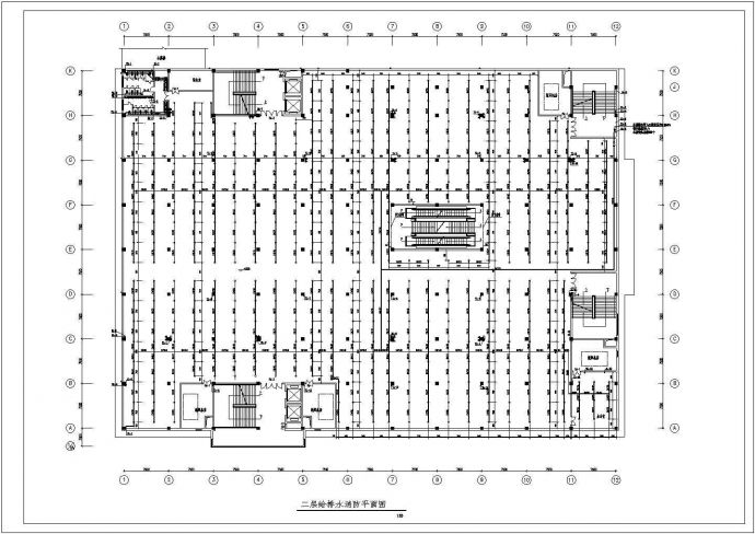 某商场给排水CAD系统详图_图1