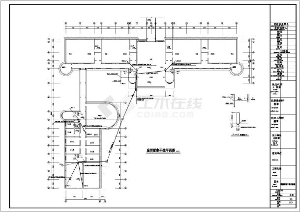 某四层幼儿园强电施工图（含配电系统）-图一