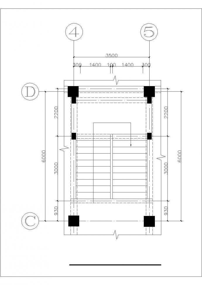 某楼梯课程设计图纸（毕业设计）_图1