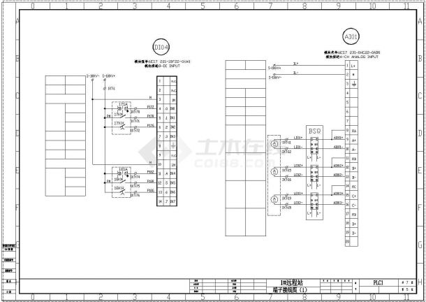 【杭州】某远程工作站PLC电气设计图-图二