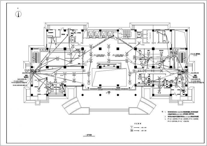 某框架结构多层医院治疗楼电气设计施工图_图1